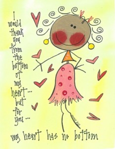 bottom of my heart